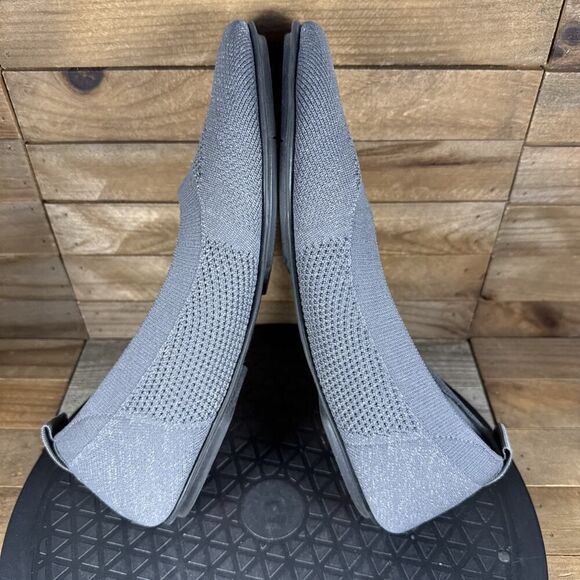 FitFlop Women’s Size 9 Allegro Gray Knit Ballet Casual Comfort Flats - Picture 8 of 10